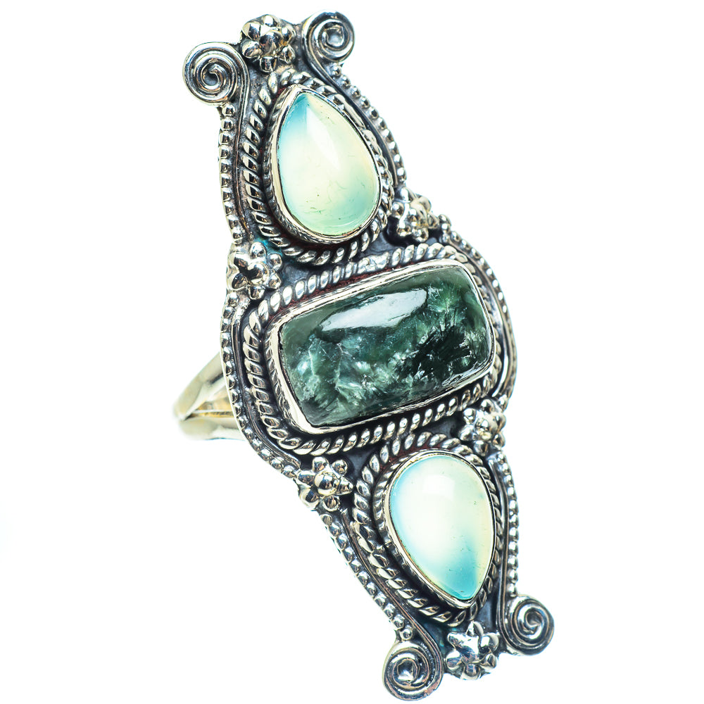 Seraphinite Rings handcrafted by Anasilvercos - RING58977