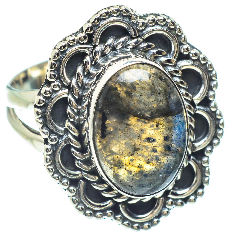 Labradorite Rings handcrafted by Anasilvercos - RING58979