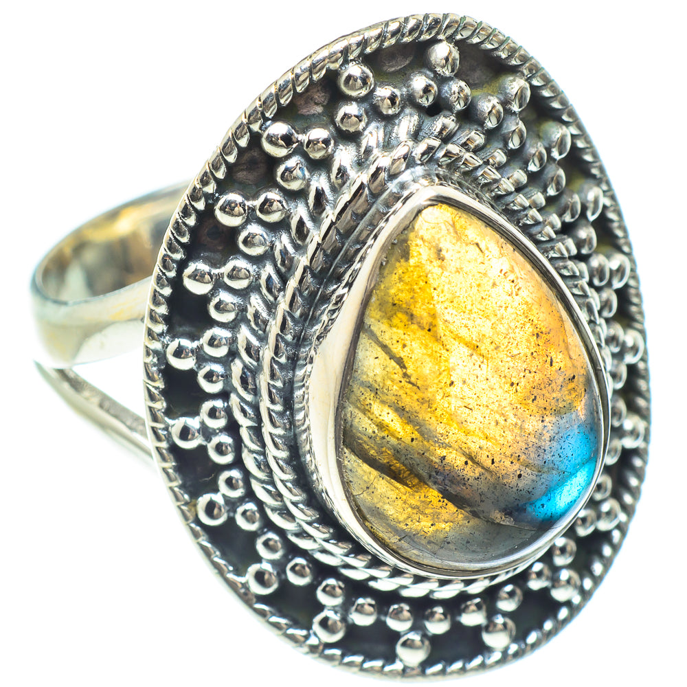 Labradorite Rings handcrafted by Anasilvercos - RING58992