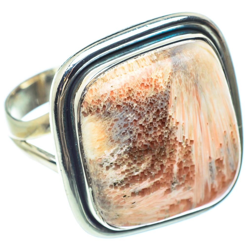 Scolecite Rings handcrafted by Anasilvercos - RING58993