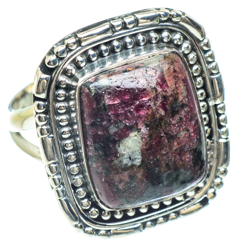 Russian Eudialyte Rings handcrafted by Anasilvercos - RING59006