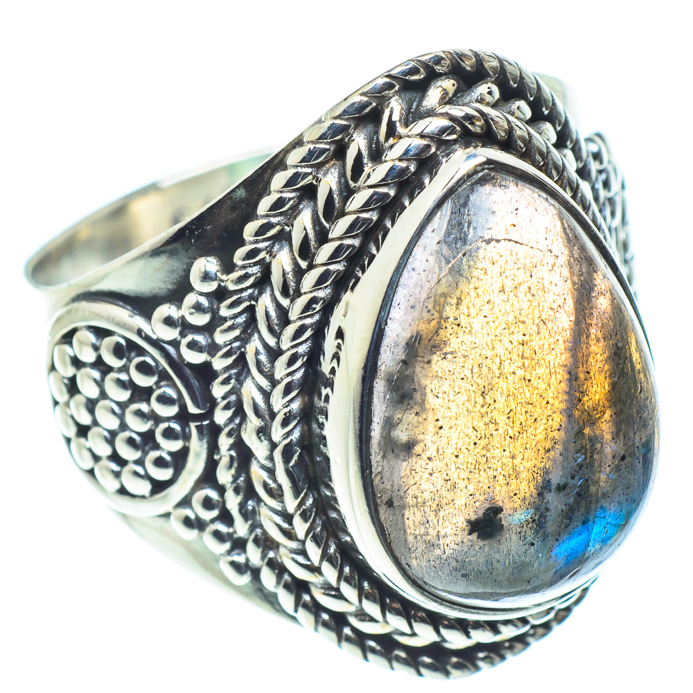 Labradorite Rings handcrafted by Anasilvercos - RING59018