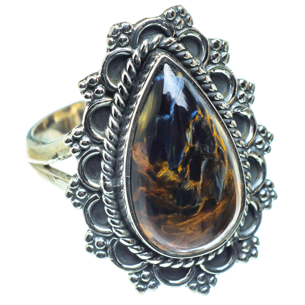 Pietersite Rings handcrafted by Anasilvercos - RING59035