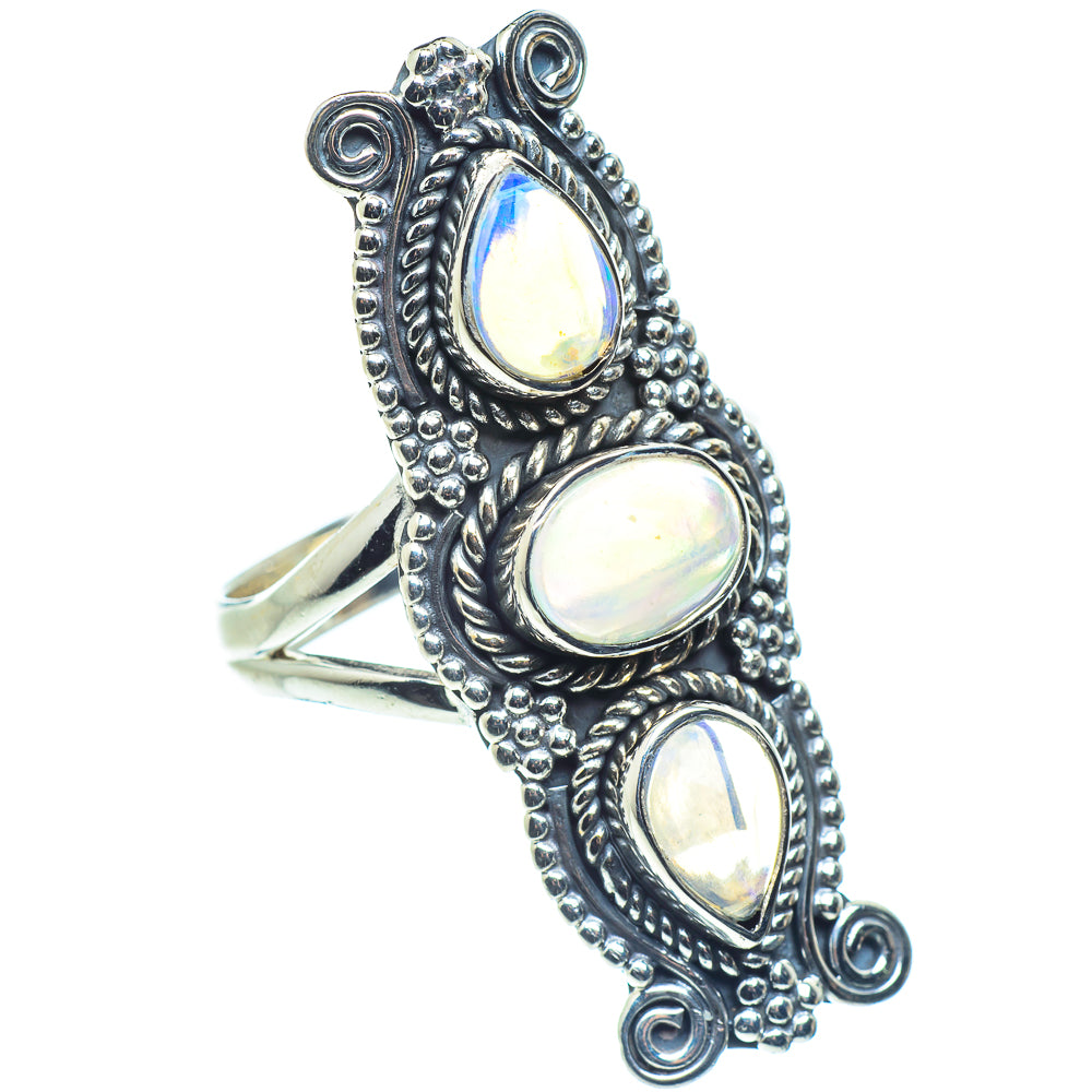 Ethiopian Opal Rings handcrafted by Anasilvercos - RING59037