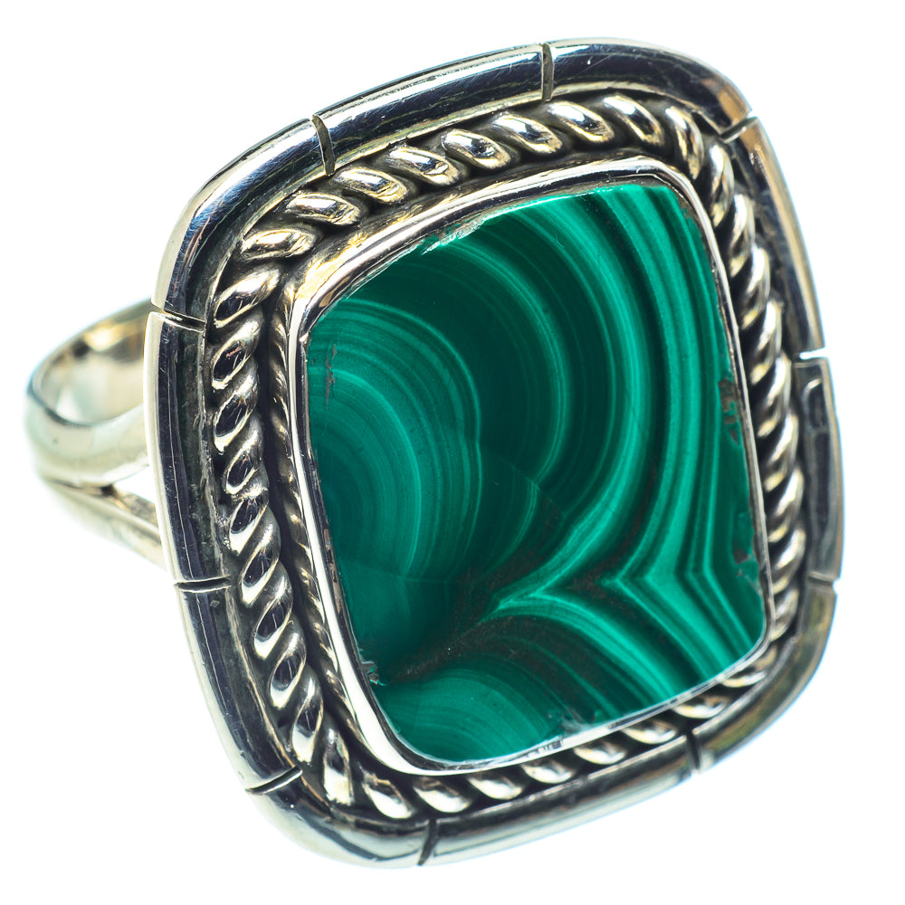 Malachite Rings handcrafted by Anasilvercos - RING59040