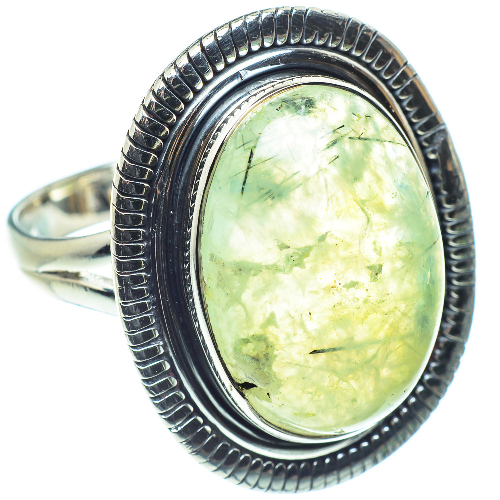 Prehnite Rings handcrafted by Anasilvercos - RING59046