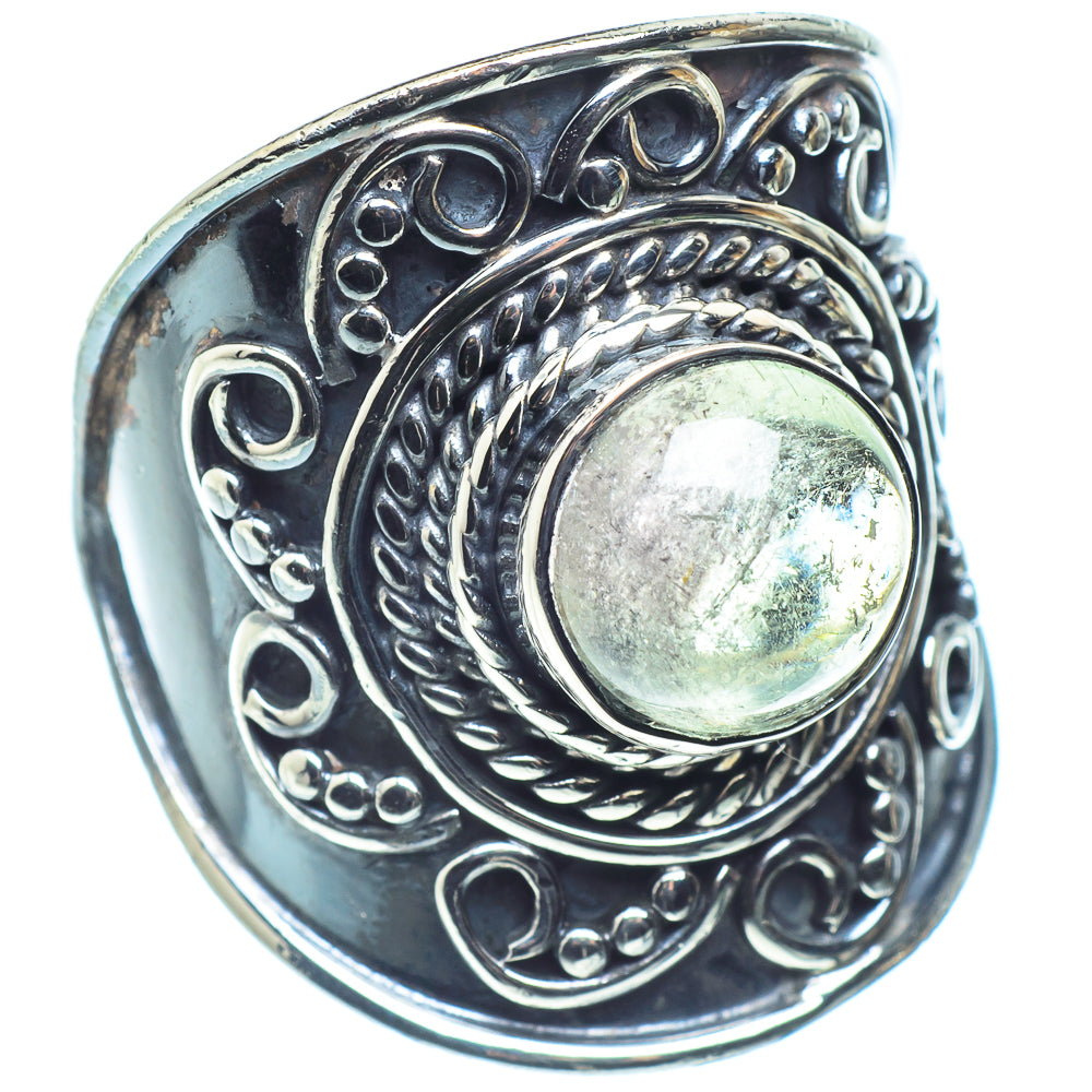 Prehnite Rings handcrafted by Anasilvercos - RING59059