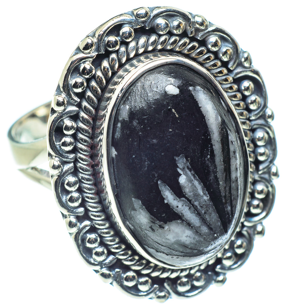 Chrysanthemum Stone Rings handcrafted by Anasilvercos - RING59074