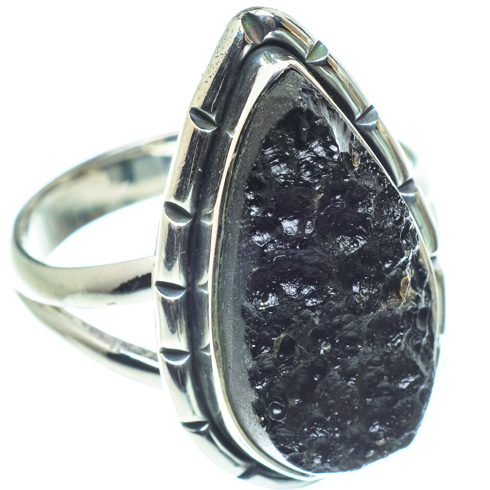 Tektite Rings handcrafted by Anasilvercos - RING59077