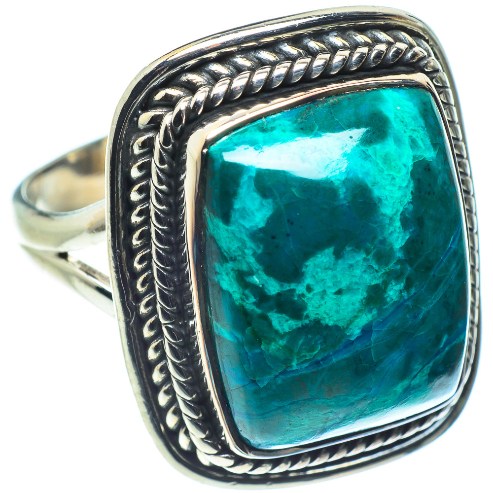 Chrysocolla Rings handcrafted by Anasilvercos - RING59084