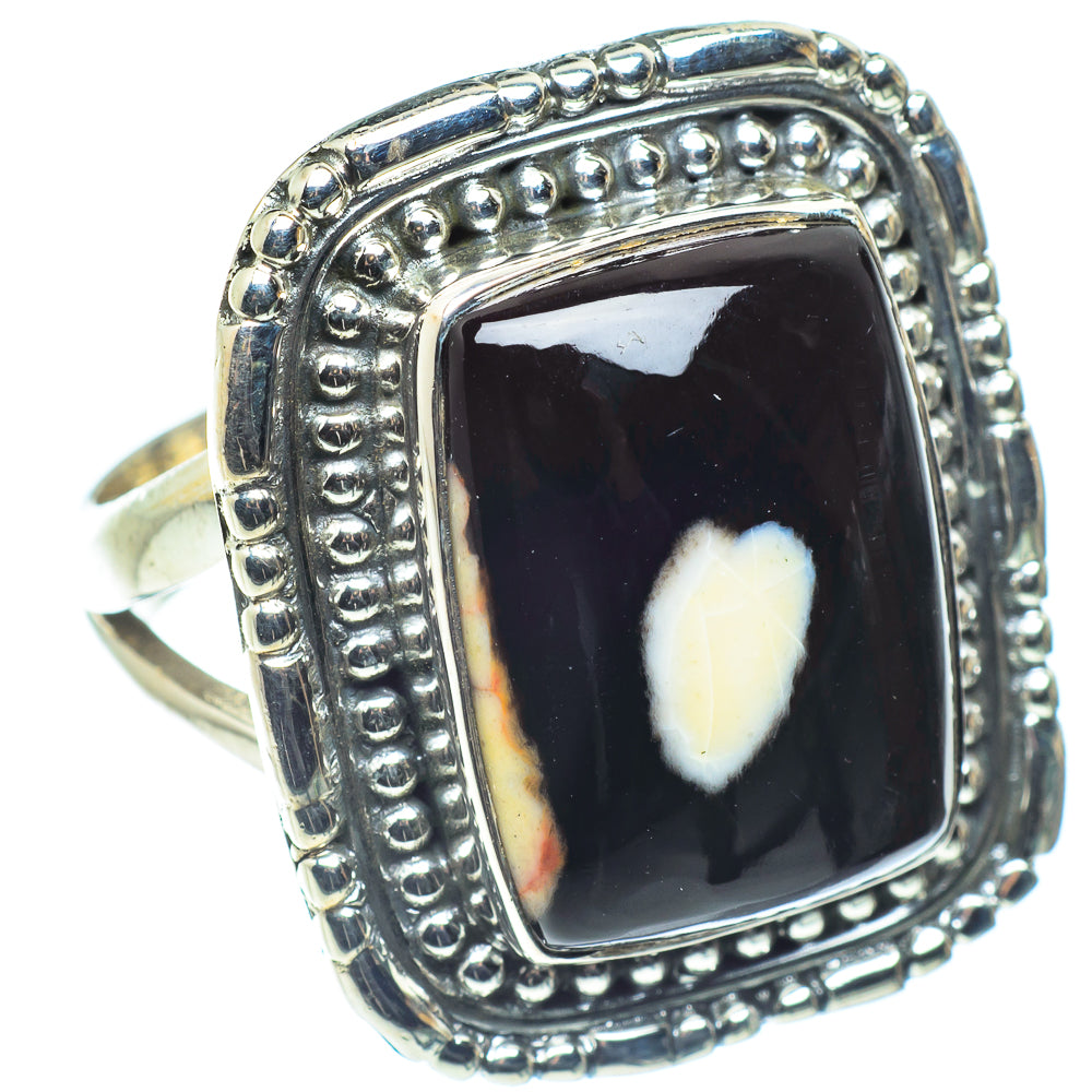 Peanut Wood Jasper Rings handcrafted by Anasilvercos - RING59085 - Photo 2