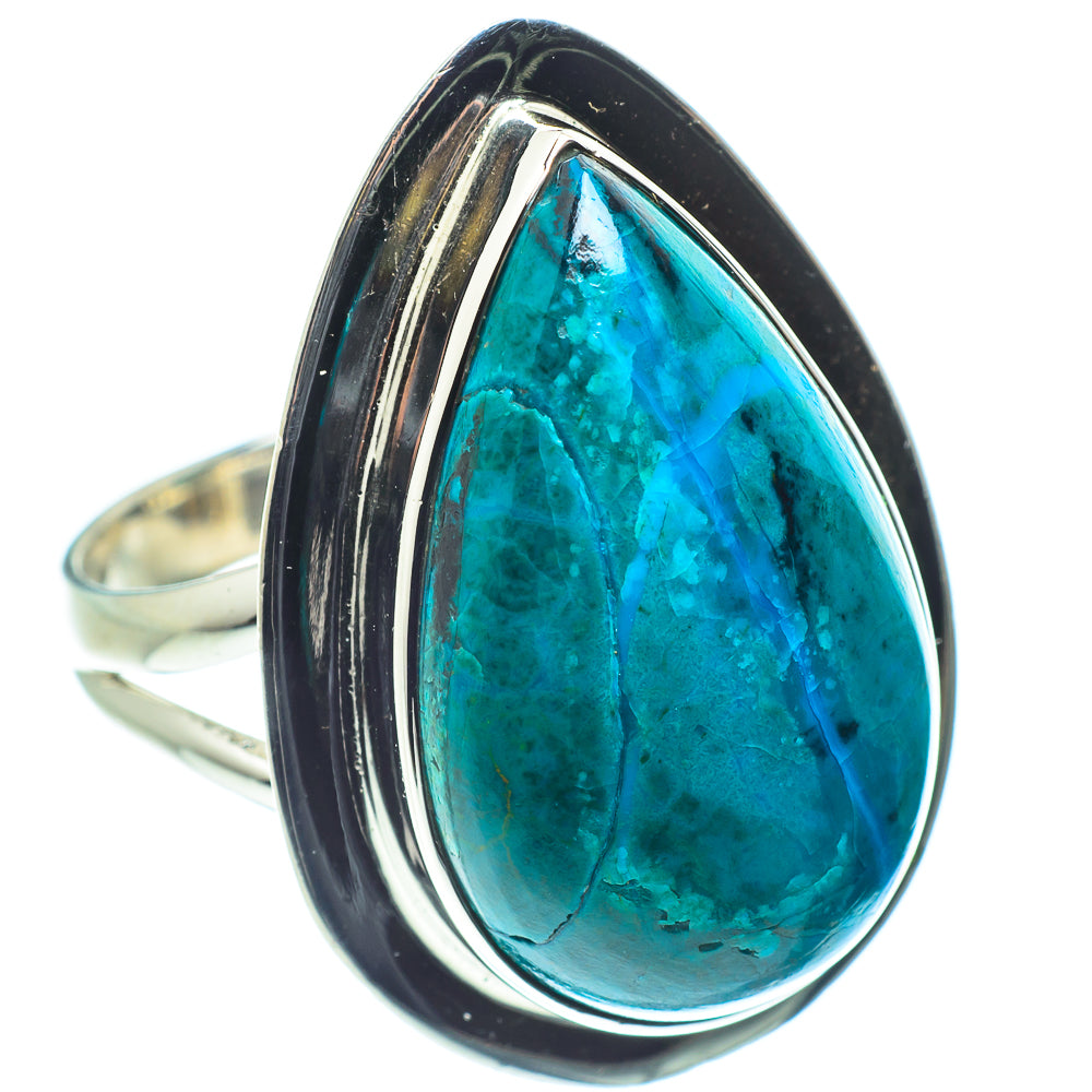 Chrysocolla Rings handcrafted by Anasilvercos - RING59097
