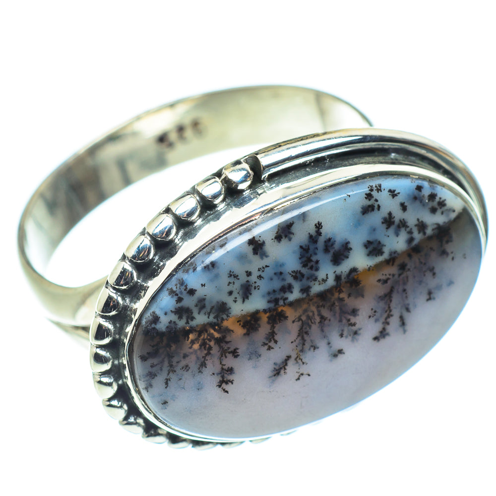 Dendritic Opal Rings handcrafted by Anasilvercos - RING59099