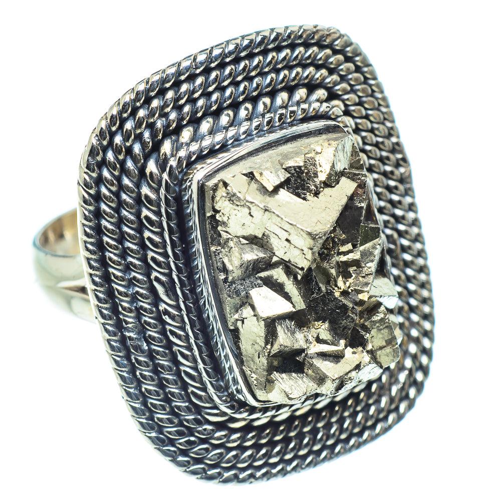 Pyrite Rings handcrafted by Anasilvercos - RING59106