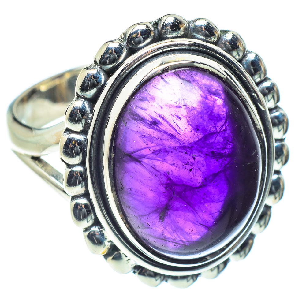 Amethyst Rings handcrafted by Anasilvercos - RING59108