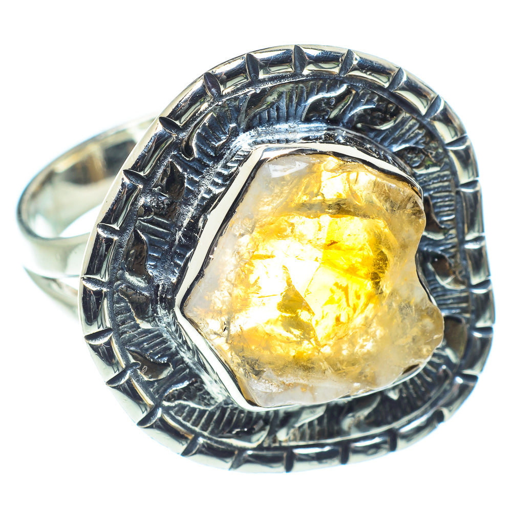 Citrine Rings handcrafted by Anasilvercos - RING59109