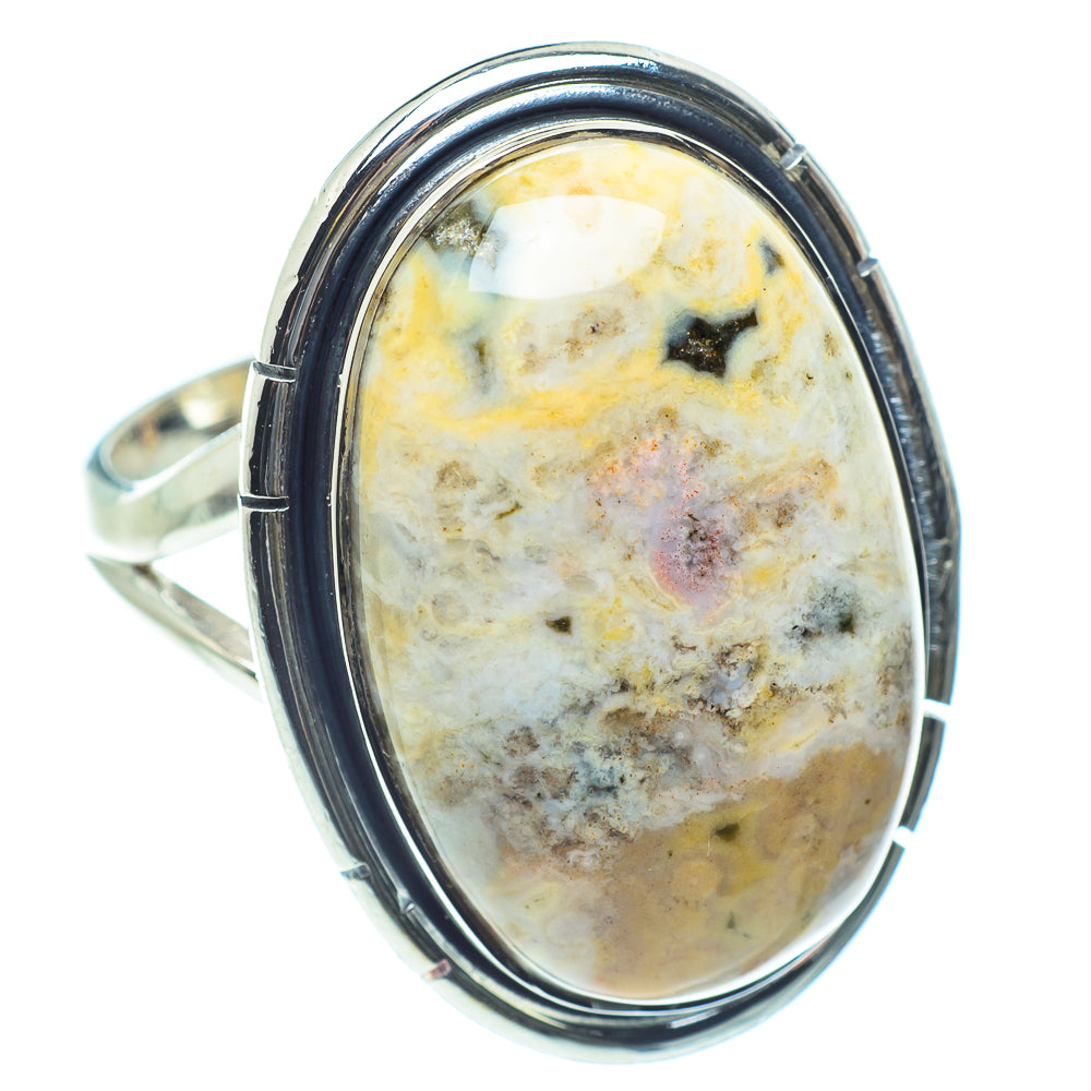 Ocean Jasper Rings handcrafted by Anasilvercos - RING59113