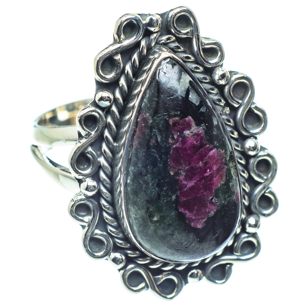 Russian Eudialyte Rings handcrafted by Anasilvercos - RING59121