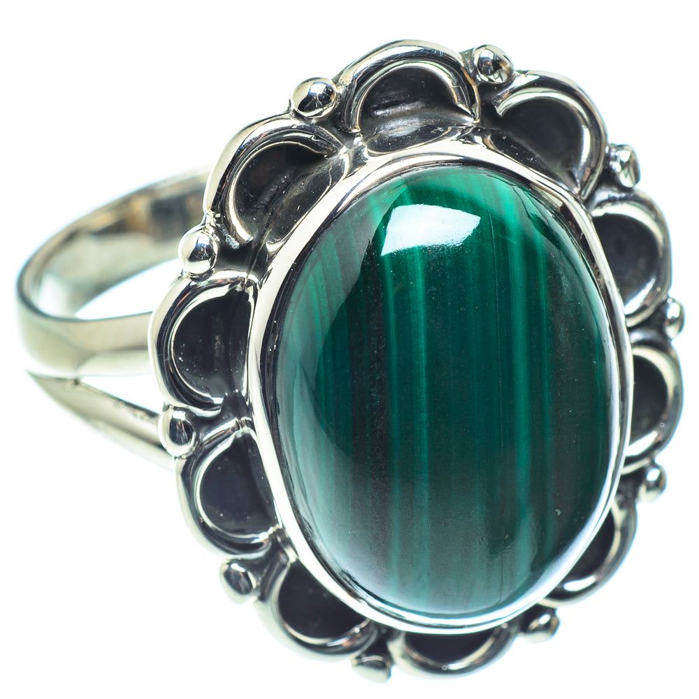 Malachite Rings handcrafted by Anasilvercos - RING59123