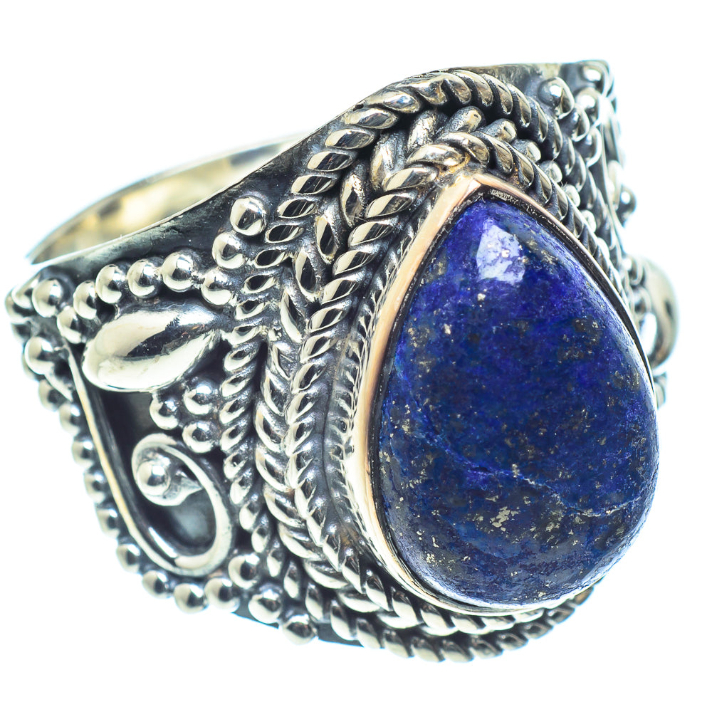Lapis Lazuli Rings handcrafted by Anasilvercos - RING59147