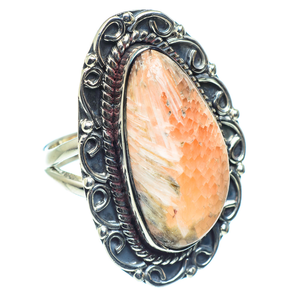 Scolecite Rings handcrafted by Anasilvercos - RING59151