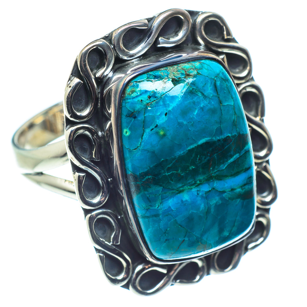 Chrysocolla Rings handcrafted by Anasilvercos - RING59166