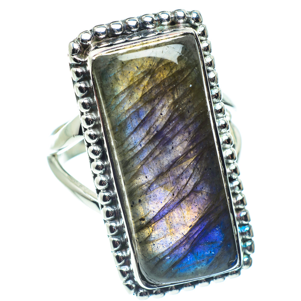 Labradorite Rings handcrafted by Anasilvercos - RING59178