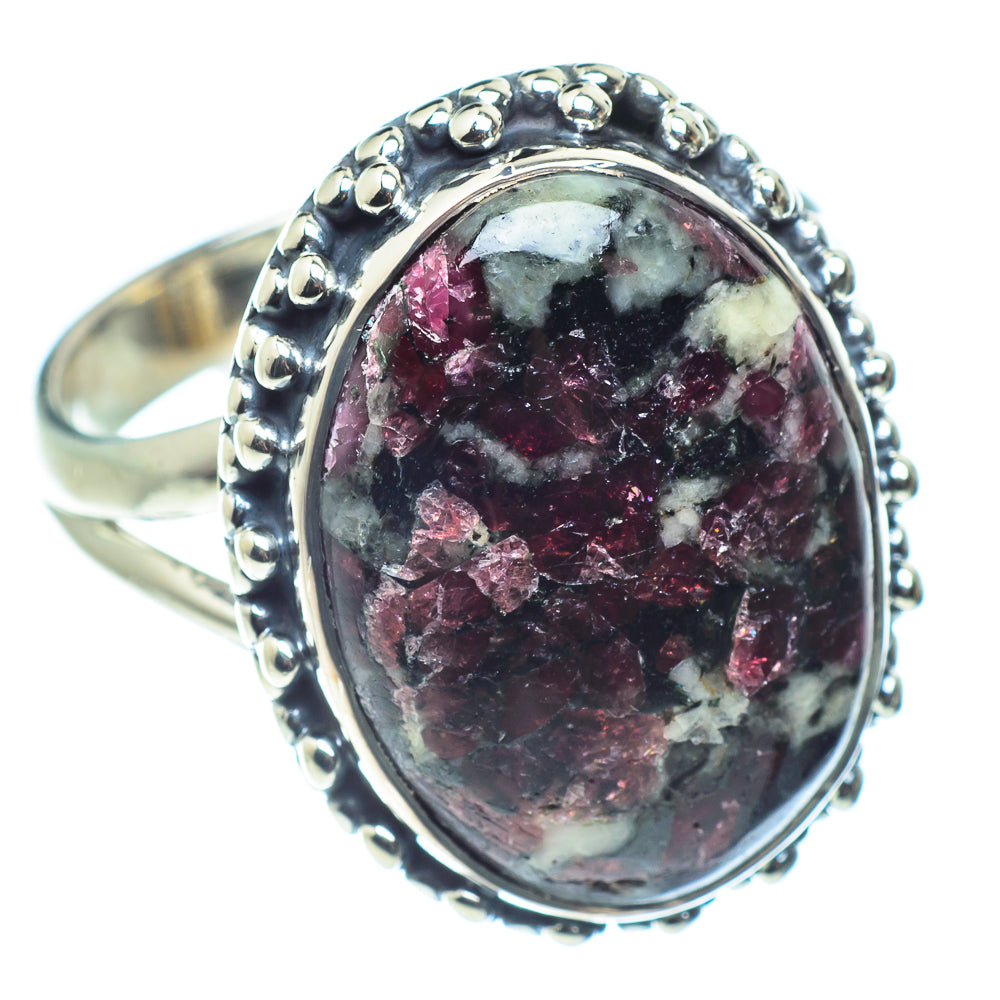 Russian Eudialyte Rings handcrafted by Anasilvercos - RING59181