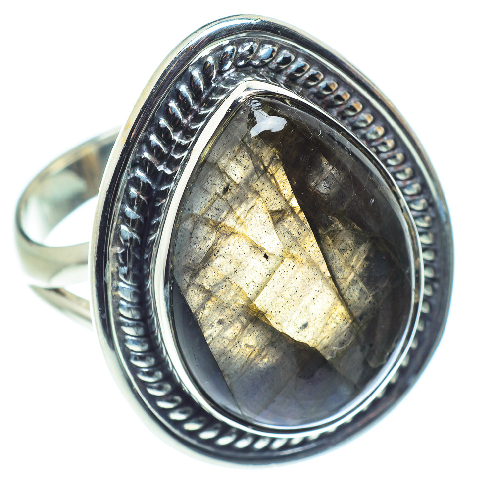Labradorite Rings handcrafted by Anasilvercos - RING59189