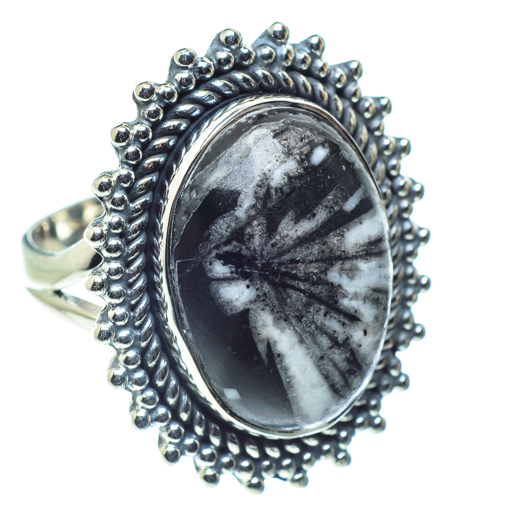 Chrysanthemums Stone Rings handcrafted by Anasilvercos - RING59204