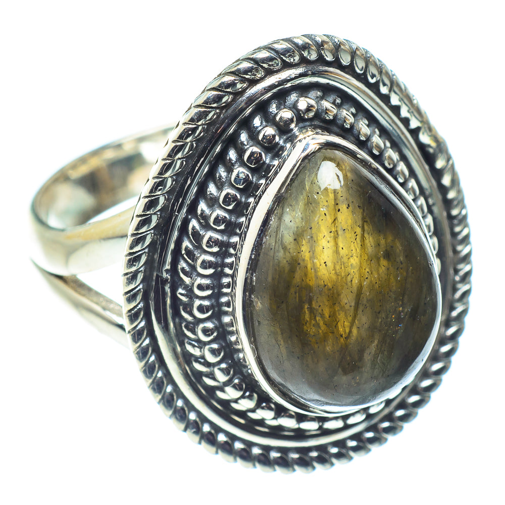 Labradorite Rings handcrafted by Anasilvercos - RING59222