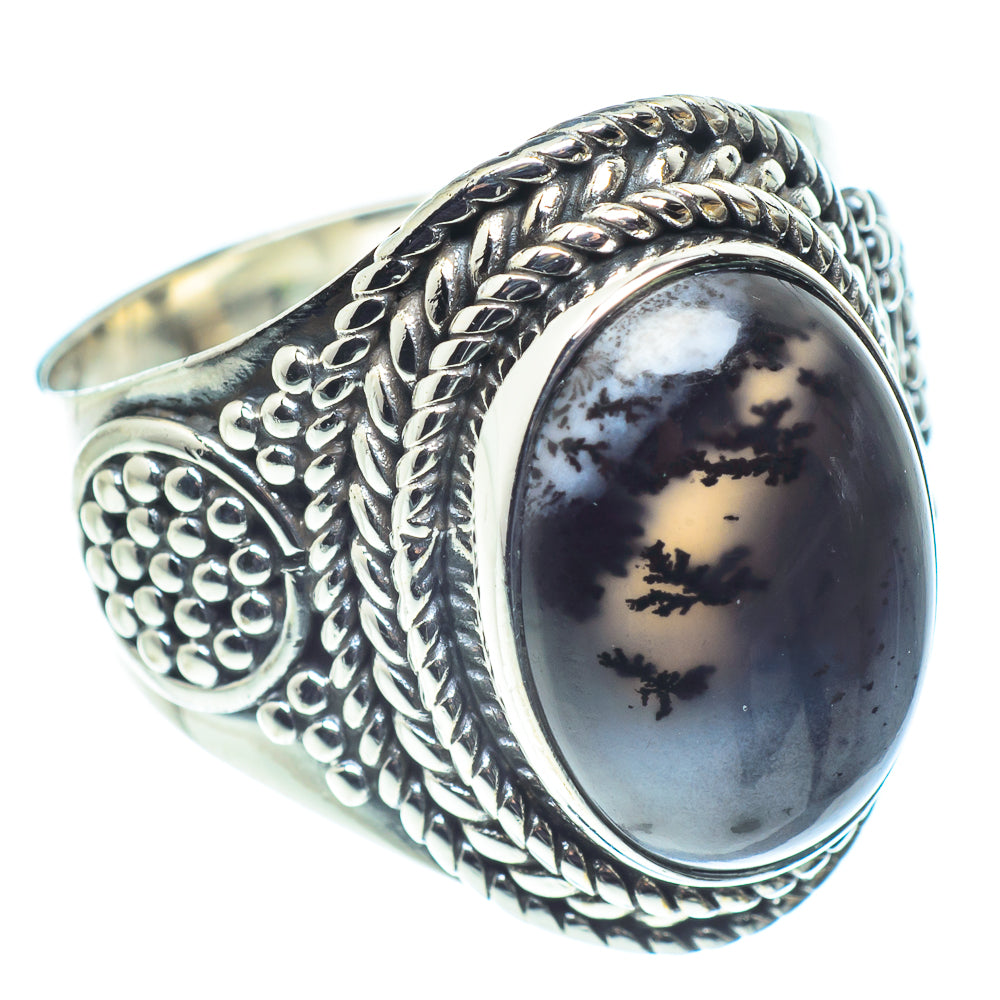 Dendritic Opal Rings handcrafted by Anasilvercos - RING59225