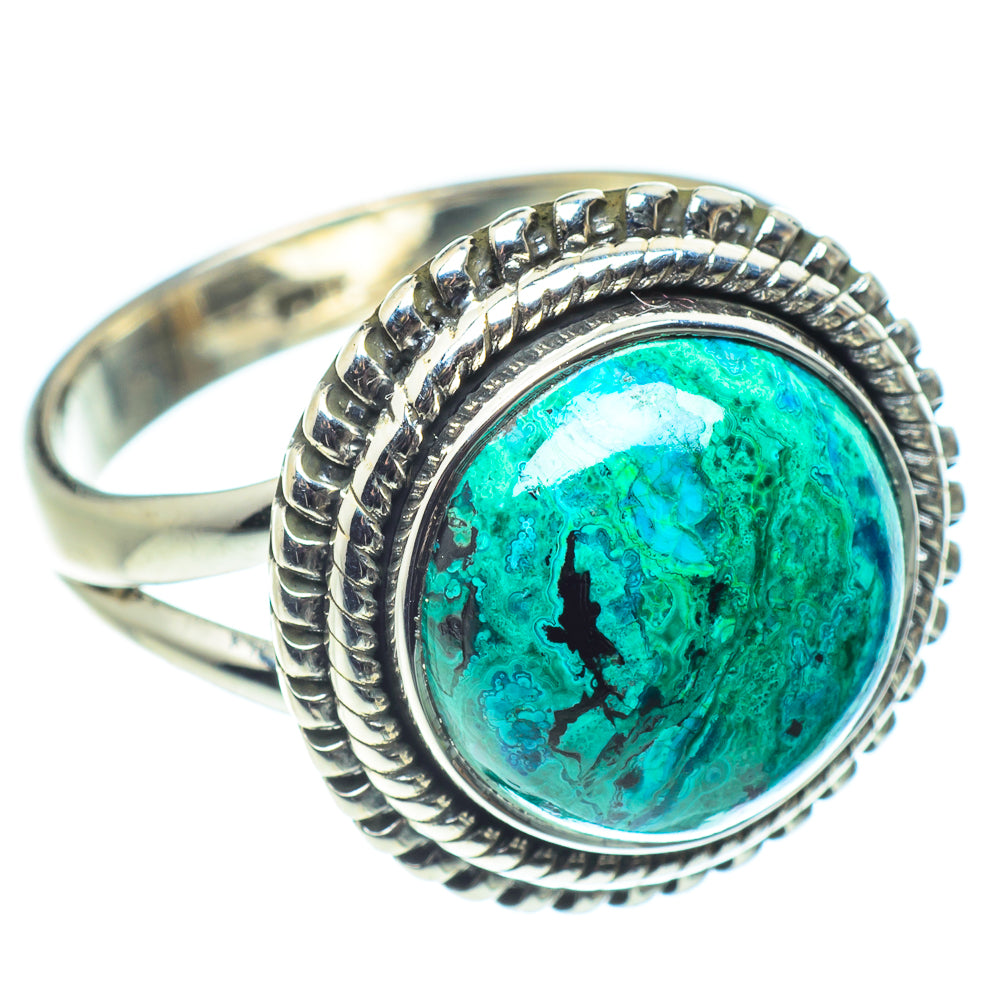 Chrysocolla Rings handcrafted by Anasilvercos - RING59234