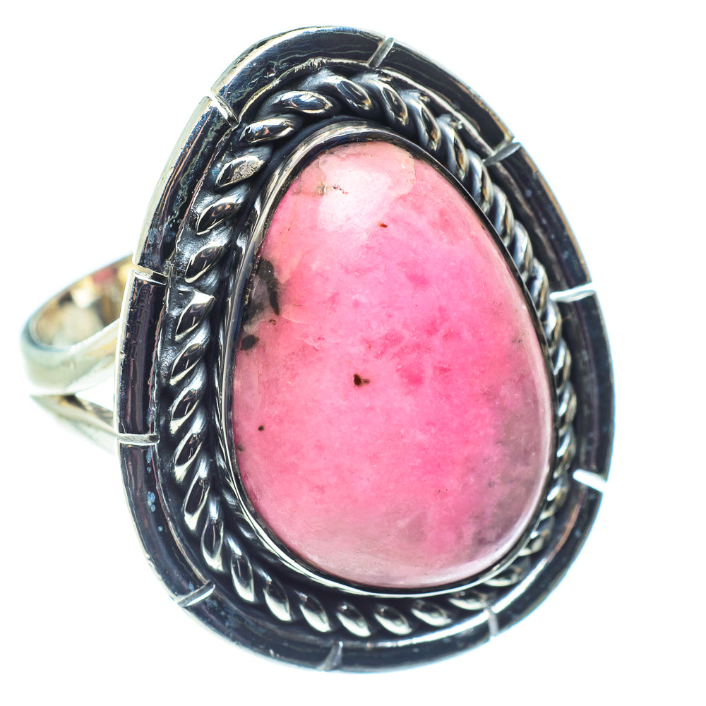 Rhodonite Rings handcrafted by Anasilvercos - RING59249