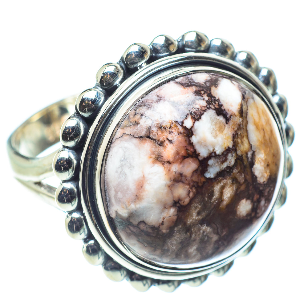 Peanut Wood Jasper Rings handcrafted by Anasilvercos - RING59251