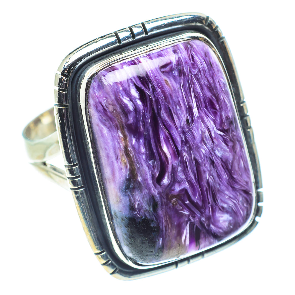 Charoite Rings handcrafted by Anasilvercos - RING59252