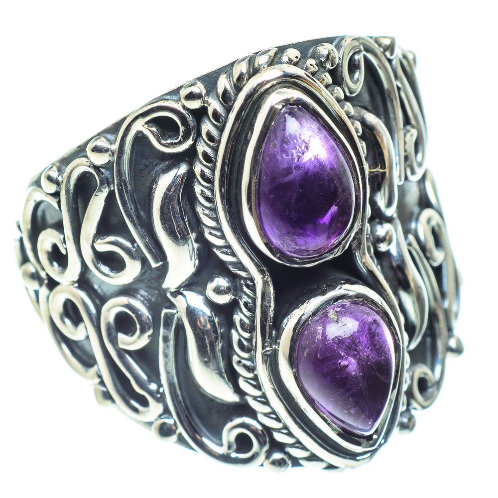 Amethyst Rings handcrafted by Anasilvercos - RING59253