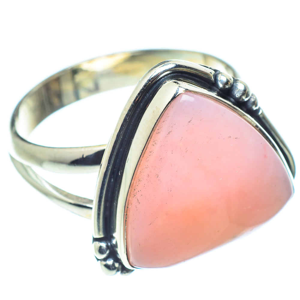 Pink Opal Rings handcrafted by Anasilvercos - RING59258