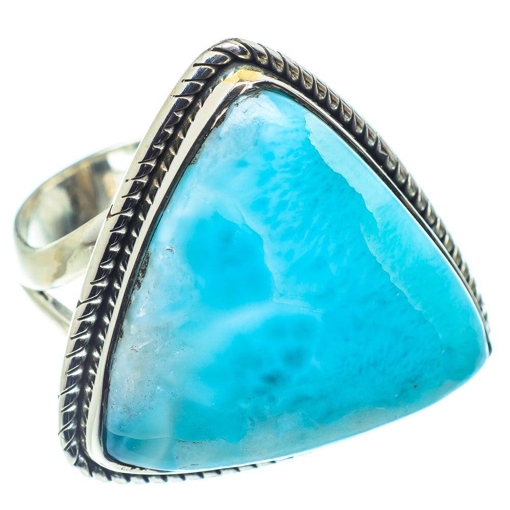 Larimar Rings handcrafted by Anasilvercos - RING59265