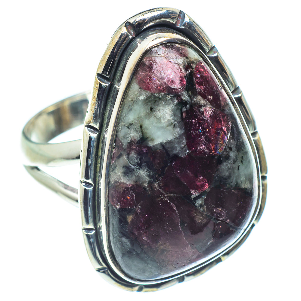 Russian Eudialyte Rings handcrafted by Anasilvercos - RING59277