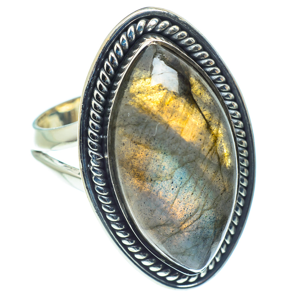 Labradorite Rings handcrafted by Anasilvercos - RING59285
