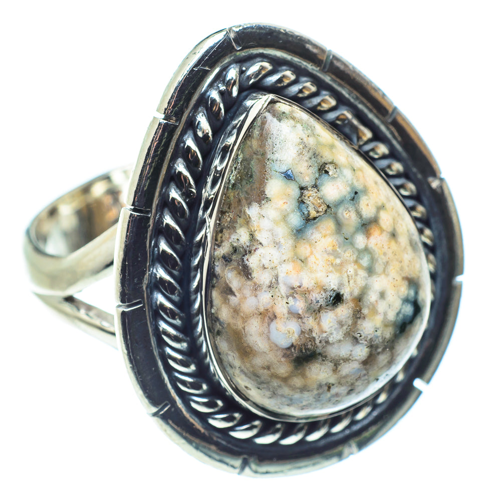 Ocean Jasper Rings handcrafted by Anasilvercos - RING59307