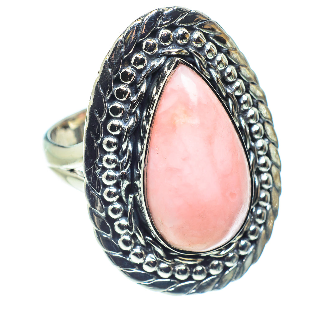 Pink Opal Rings handcrafted by Anasilvercos - RING59310