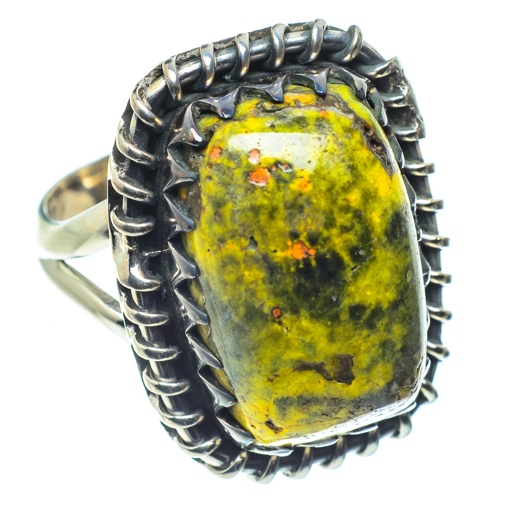 Unakite Rings handcrafted by Anasilvercos - RING59328