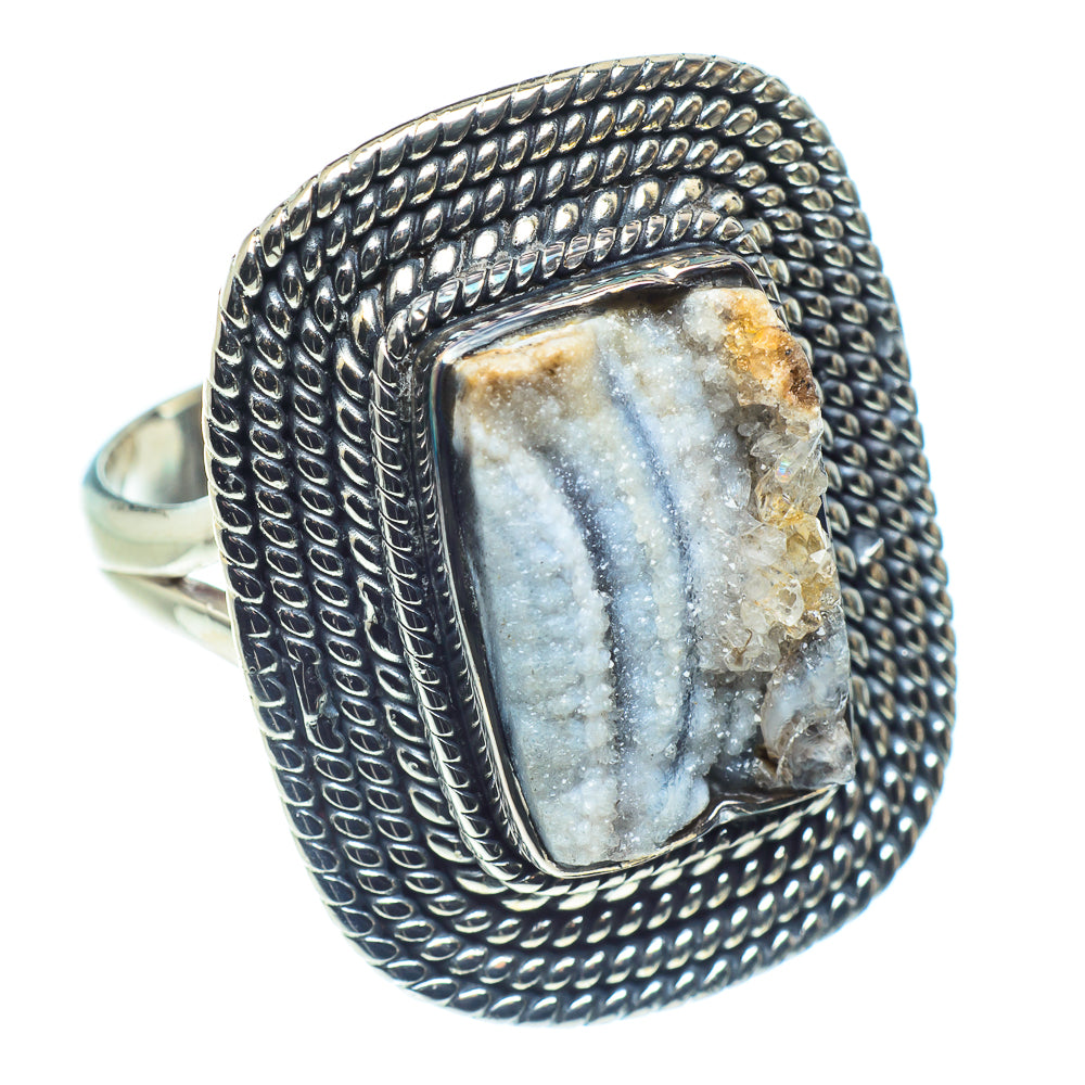 Desert Druzy Rings handcrafted by Anasilvercos - RING59329