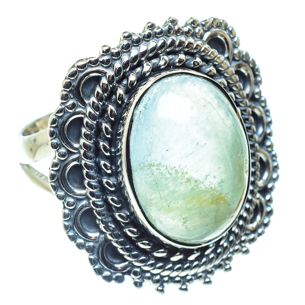 Aquamarine Rings handcrafted by Anasilvercos - RING59343