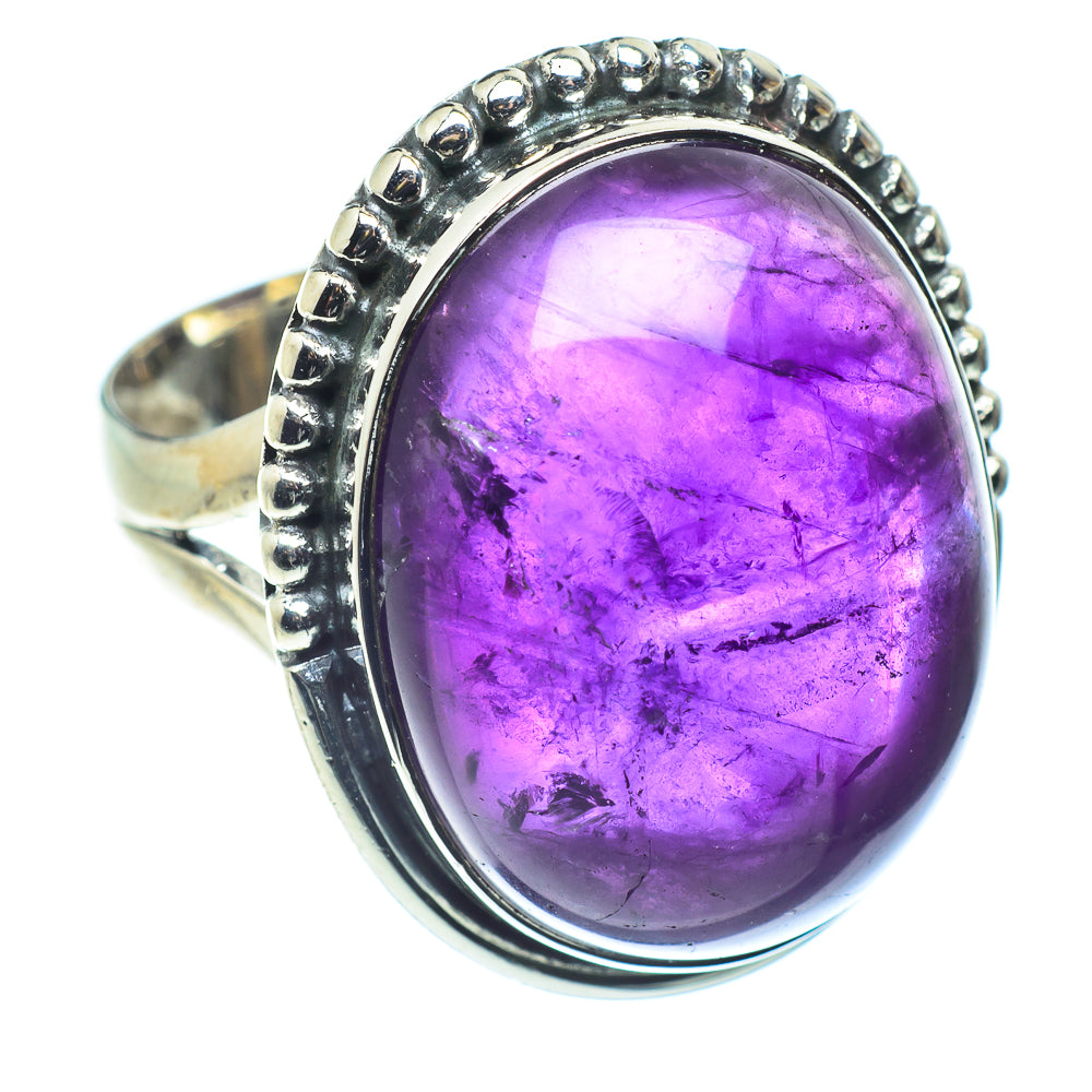 Amethyst Rings handcrafted by Anasilvercos - RING59348