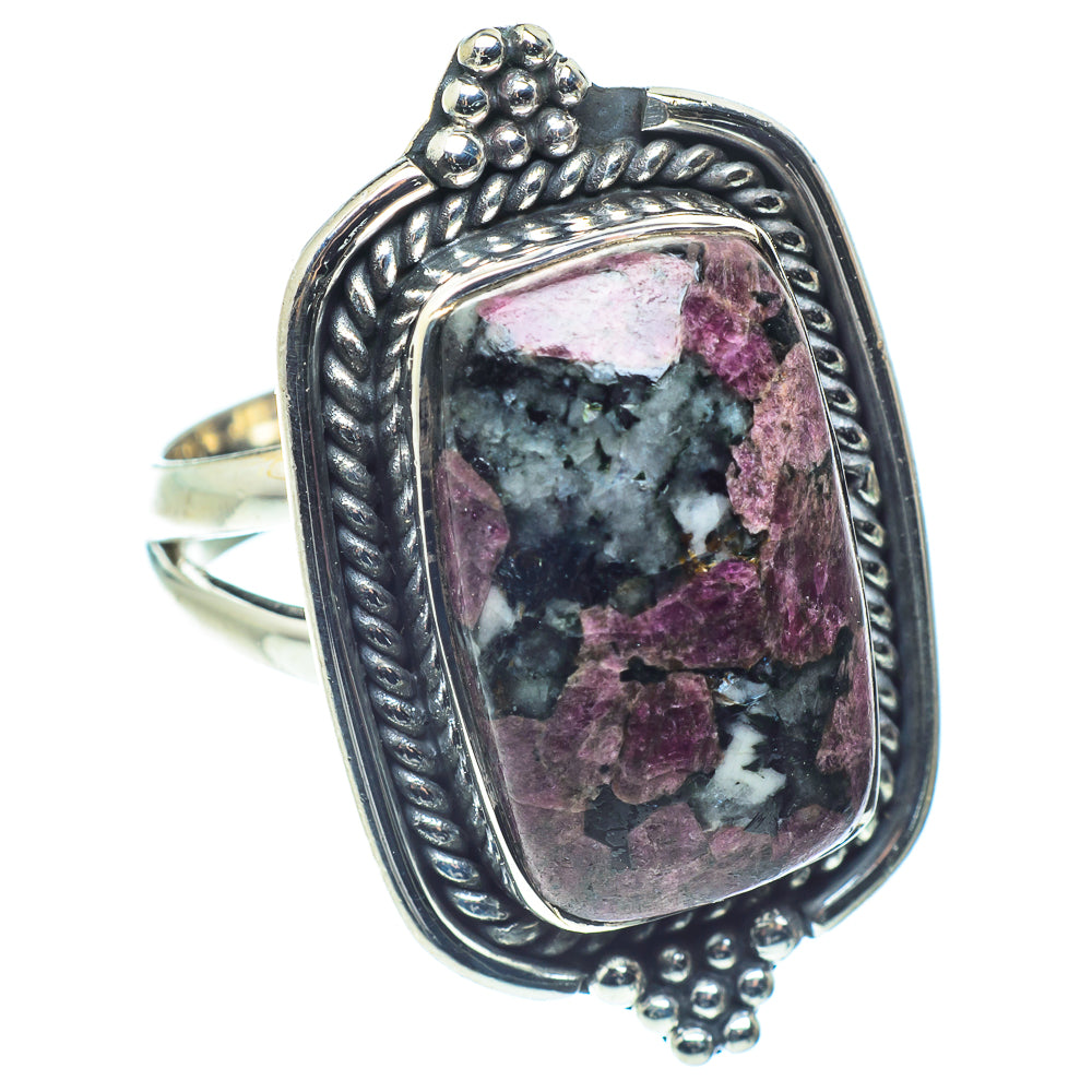 Russian Eudialyte Rings handcrafted by Anasilvercos - RING59355