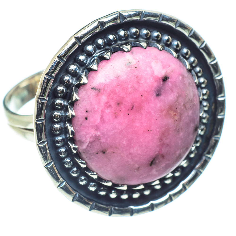 Rhodonite Rings handcrafted by Anasilvercos - RING59357