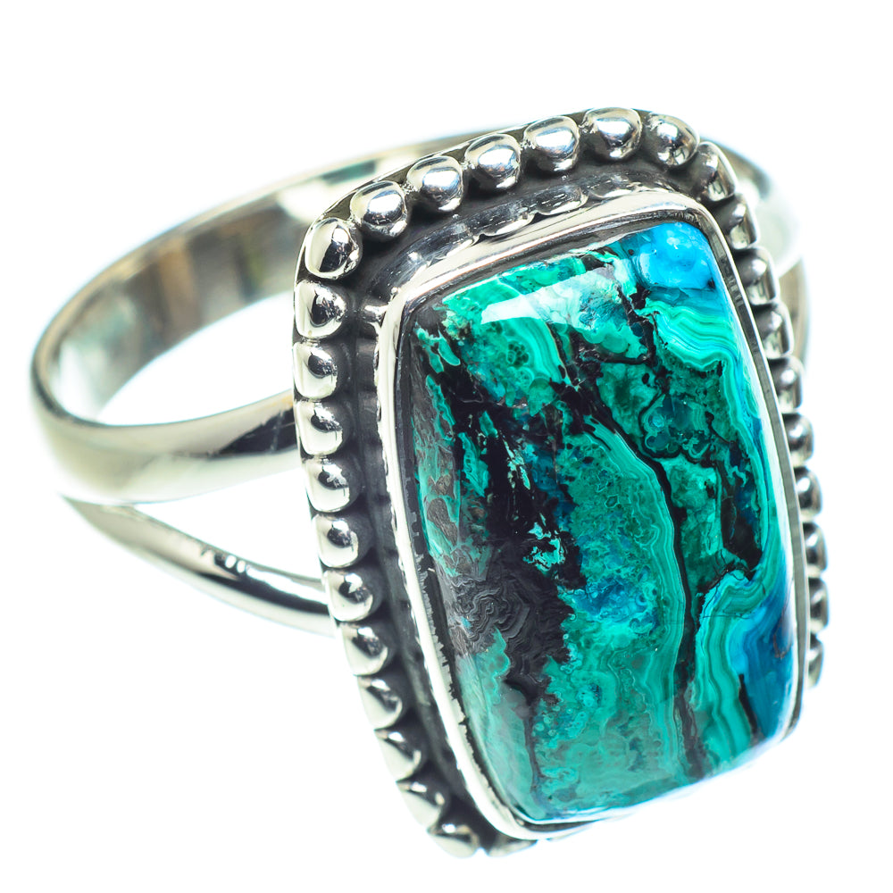 Chrysocolla Rings handcrafted by Anasilvercos - RING59359